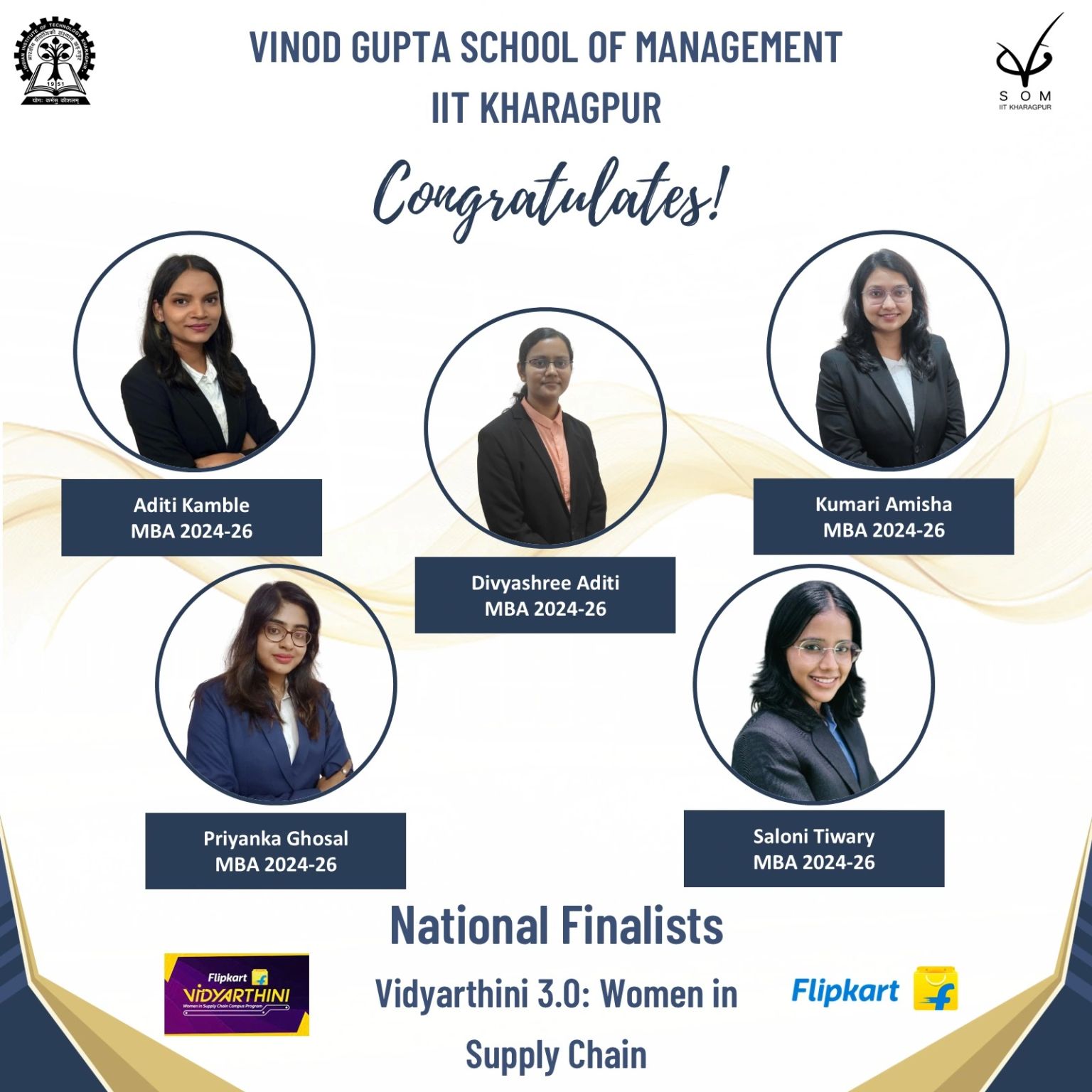  Selected for Vidyarthini 3.0
